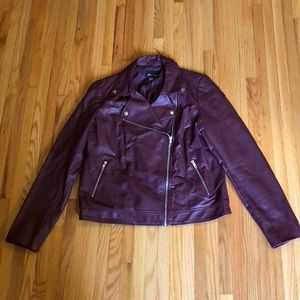 Faux leather Moto jacket